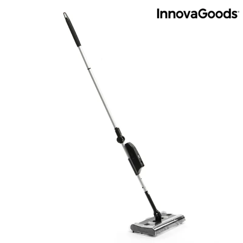 InnovaGoods juodai pilka stačiakampė elektrinė šluota 7.2 V 700 mAh